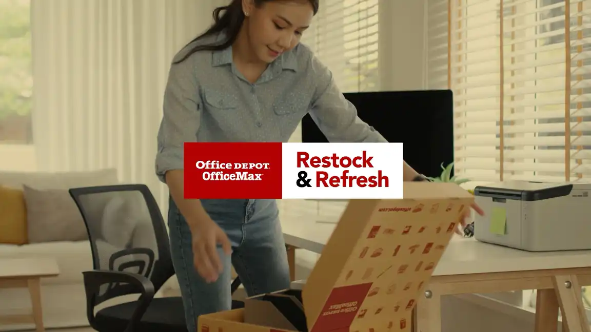Office Depot Stock and Refresh Campaign